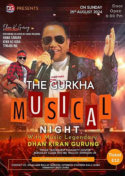 The Gurkha Musical Night - A Charity Show Swindon
