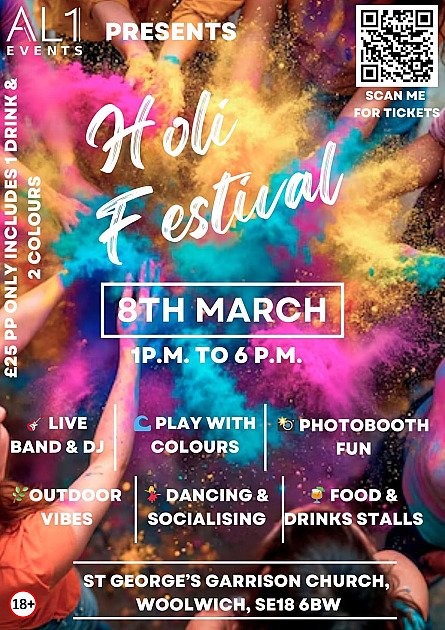 AL1 Events Presents Holi Festival 2025